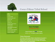 Tablet Screenshot of cdatribalschool.org